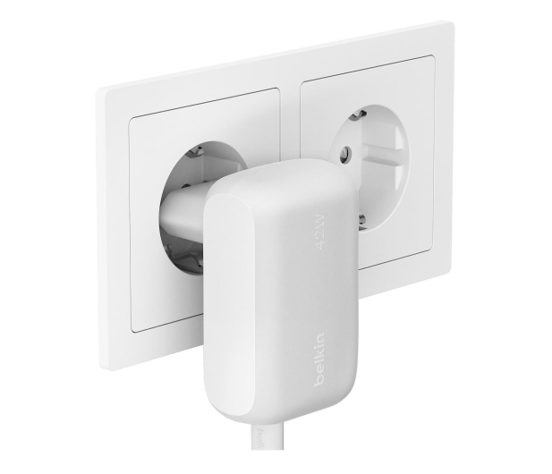 BELKIN BoostCharge 42W USB-C 3 0W USB-A 12W biała WCB009vfWH - 1235676 - zdjęcie 4